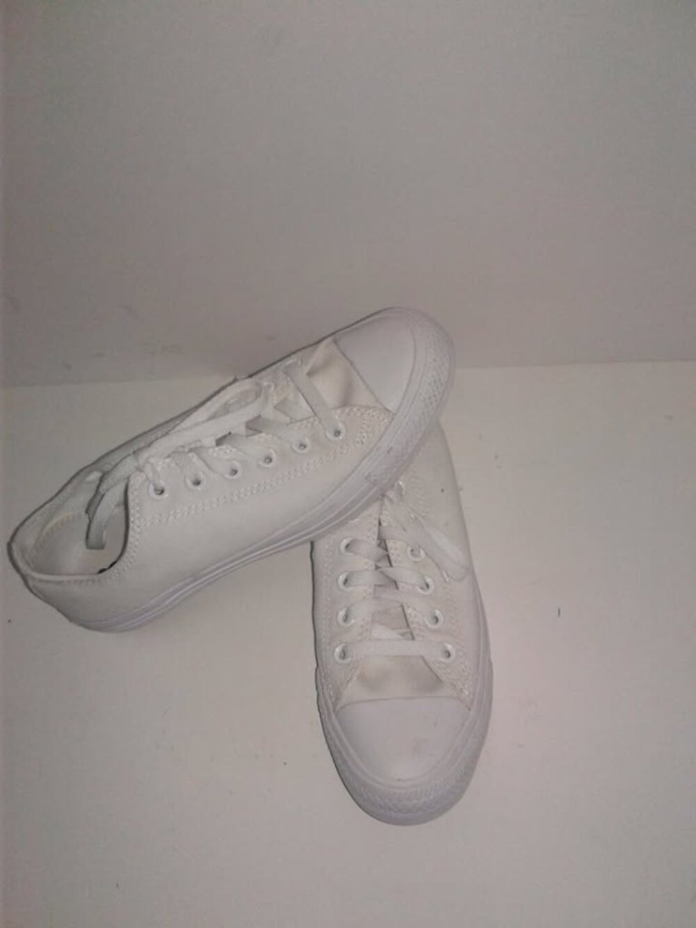 Chuck Taylor All Star Mono White Canvas Low Top 8.5W